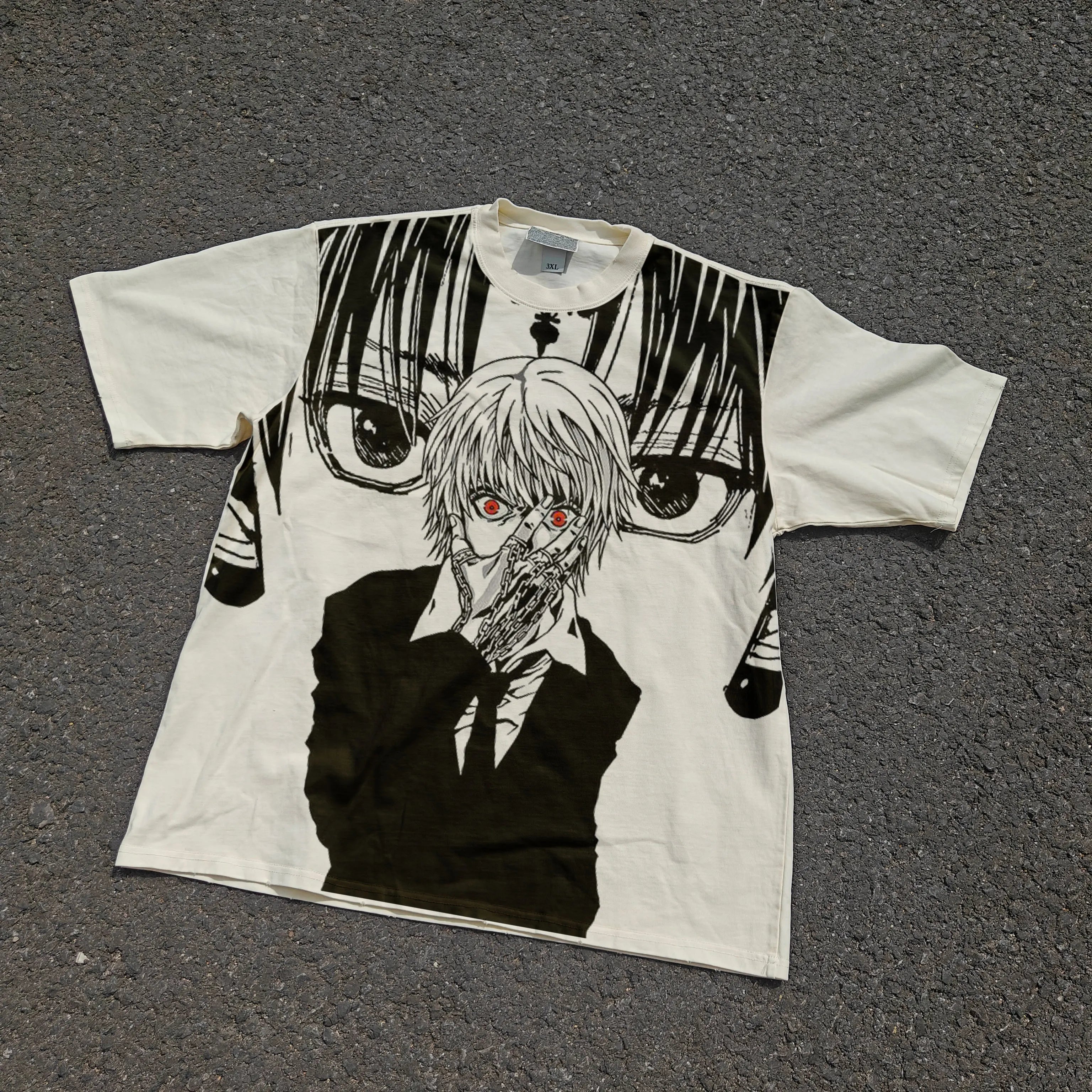 Hunter x Hunter Chain's Spirit Oversized Vintage T-Shirt