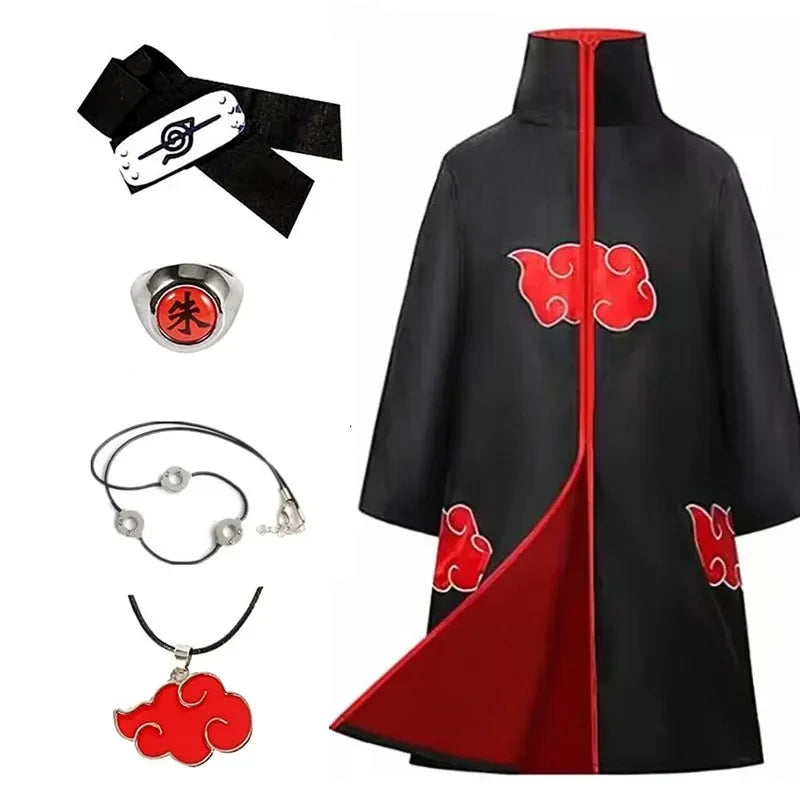 Naruto Akatsuki Member Robe Cosplay & Halloween Costume