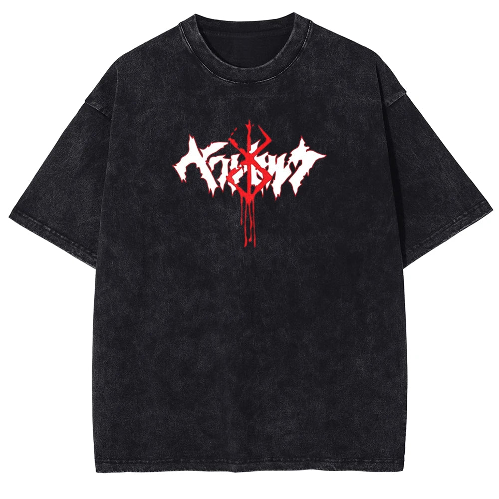 Berserk Guts' Battle Oversized Vintage Shirt