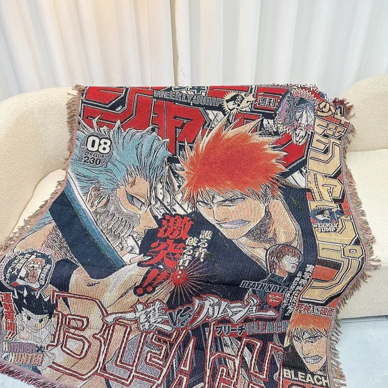 Bleach Soul Society Captains Tapestry Blanket
