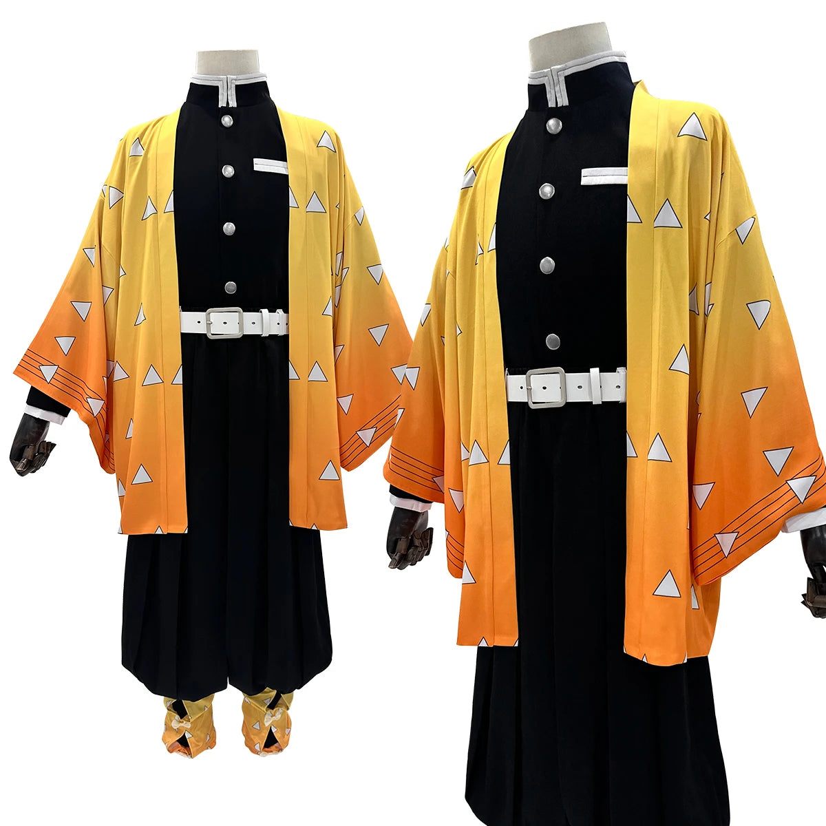 Demon Slayer Agatsuma Zenitsu Cosplay & Halloween Costume