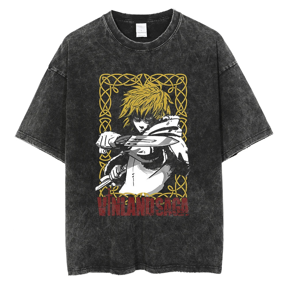 Vinland Saga Thorfinn's Journey Oversized Vintage T-Shirt