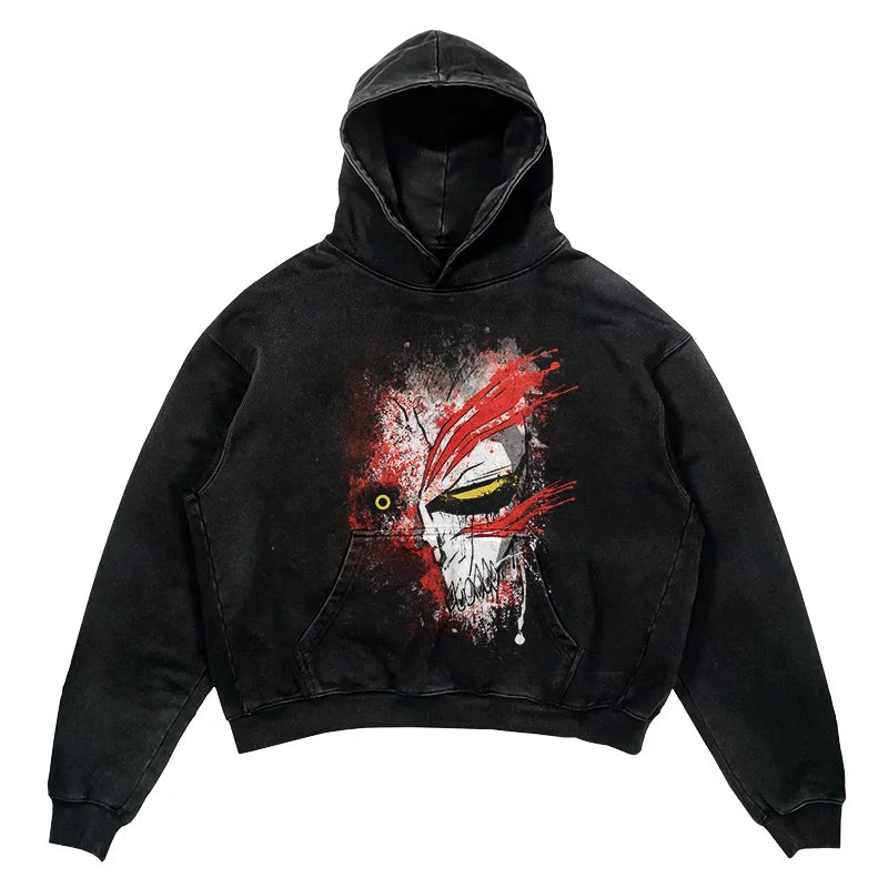 Bleach Reaper's Path Oversized Vintage Hoodie