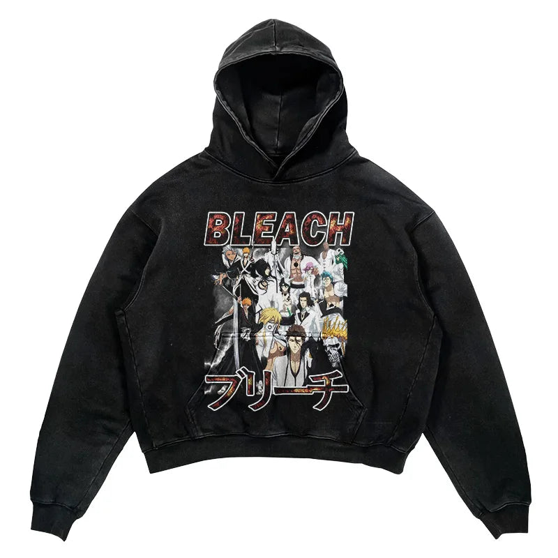 Bleach Team's Glory Oversized Vintage Hoodie