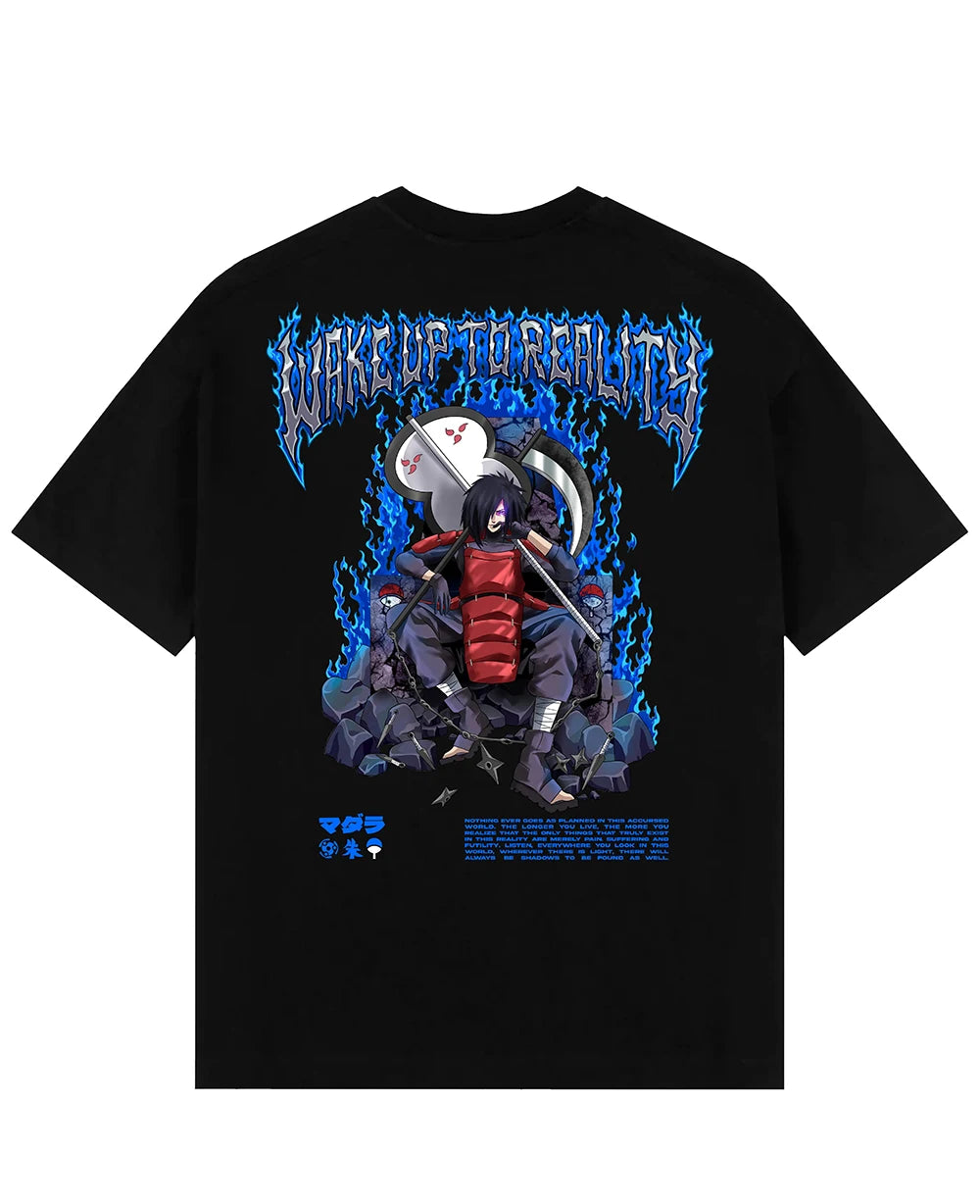 Naruto Hidan's Immortal Oversized Graphic T-Shirt