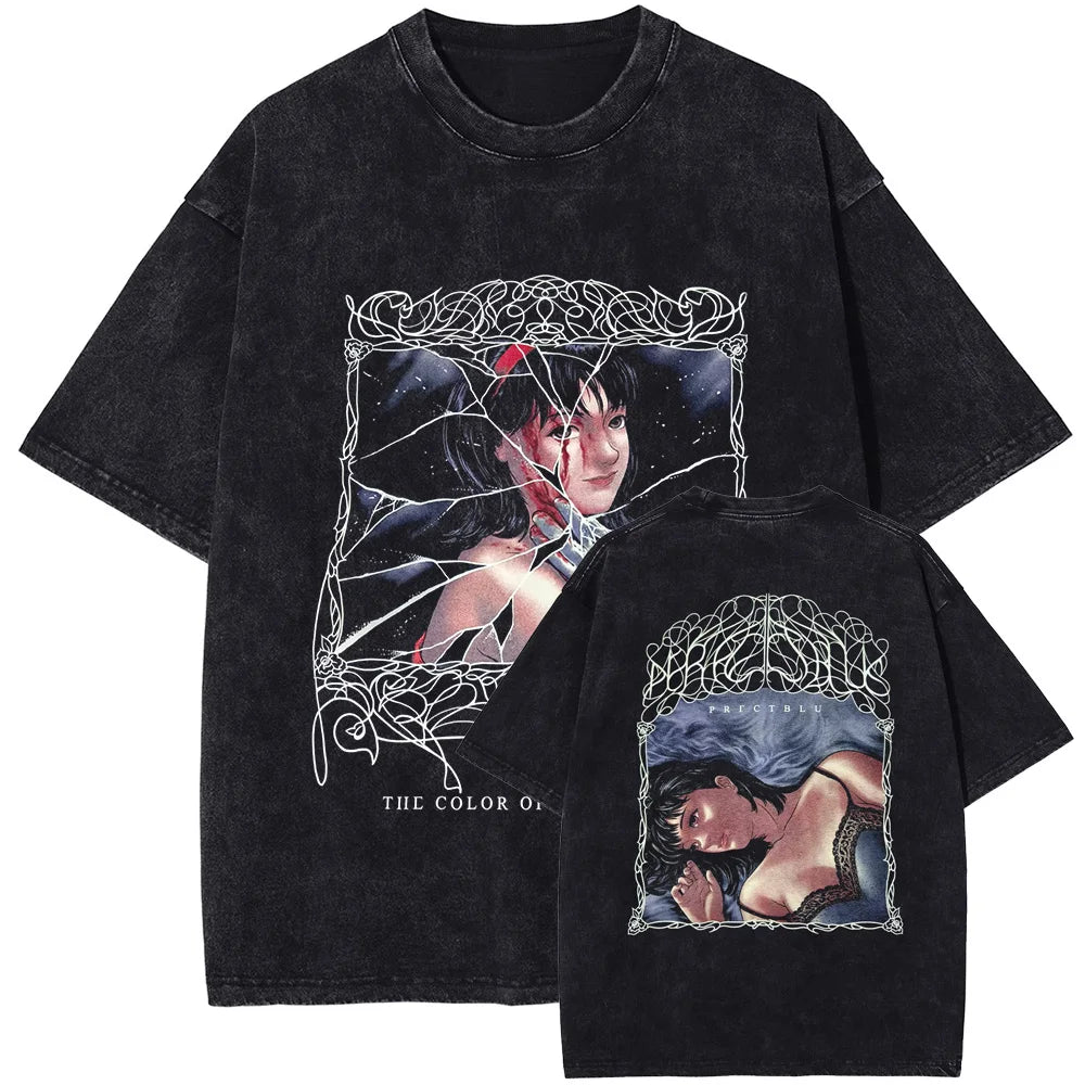 Perfect Blue Reality's Edge Oversized Vintage T-Shirt