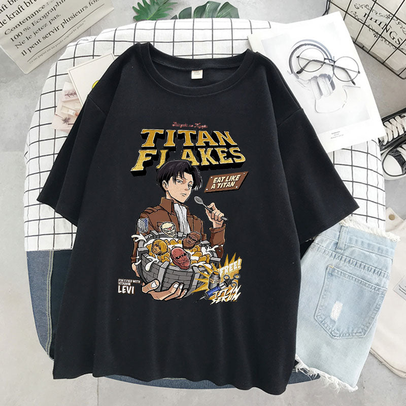 Attack on Titan Titan Flakes Graphic T-Shirt