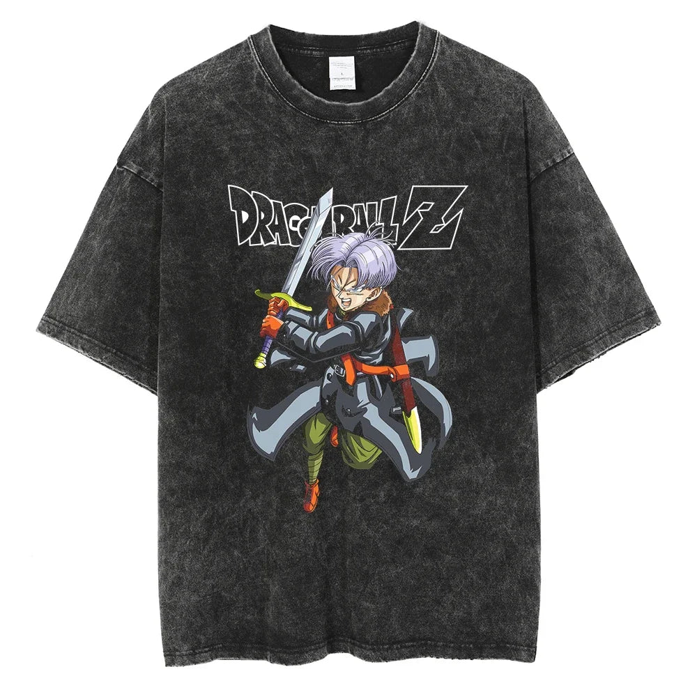 Dragon Ball Time Warrior Oversized Vintage T-Shirt