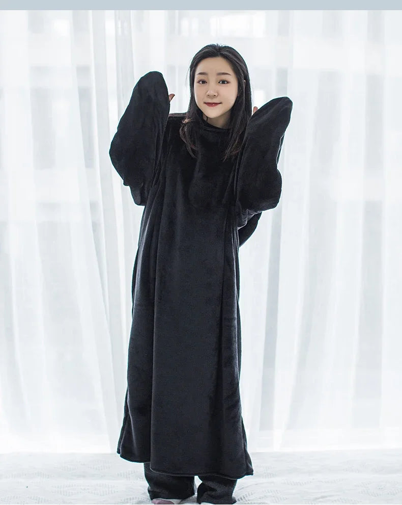 Spirited Away Kaonashi Wearable Cozy Blanket