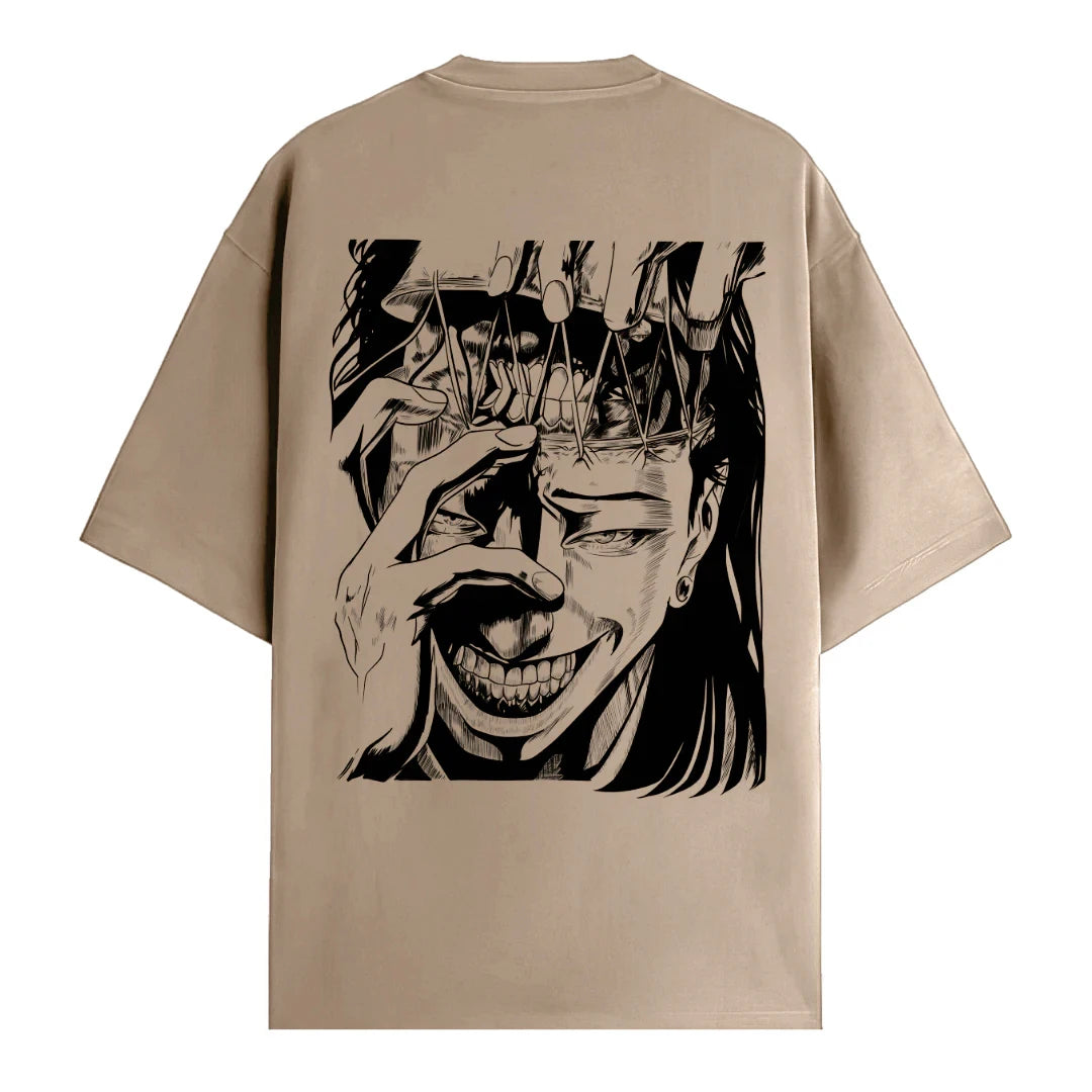 Jujutsu Kaisen Geto's Manipulation Oversized Graphic T-Shirt
