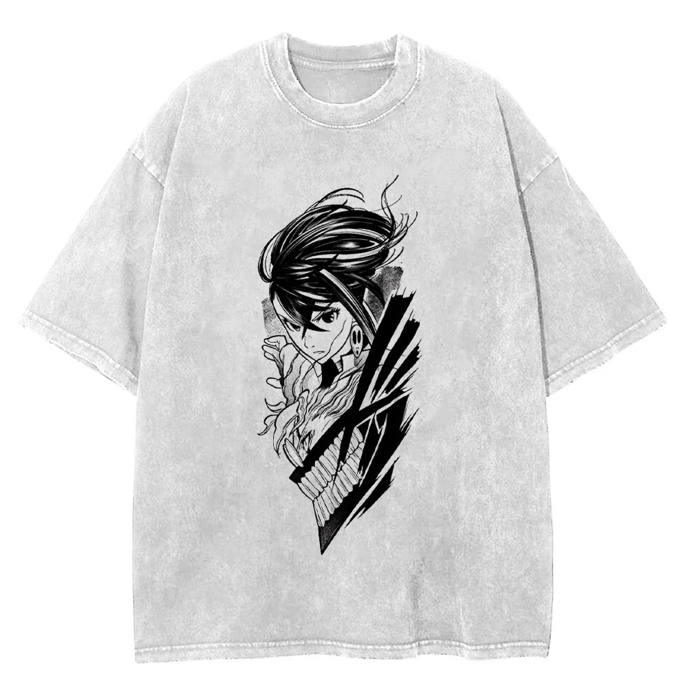 Dandadan Duo's Spirit Oversized Vintage T-Shirt