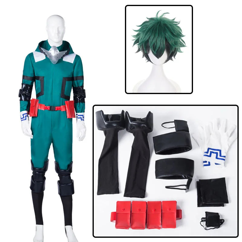 My Hero Academia Izuku Midoriya Battle Suit Cosplay & Halloween Costume Costume