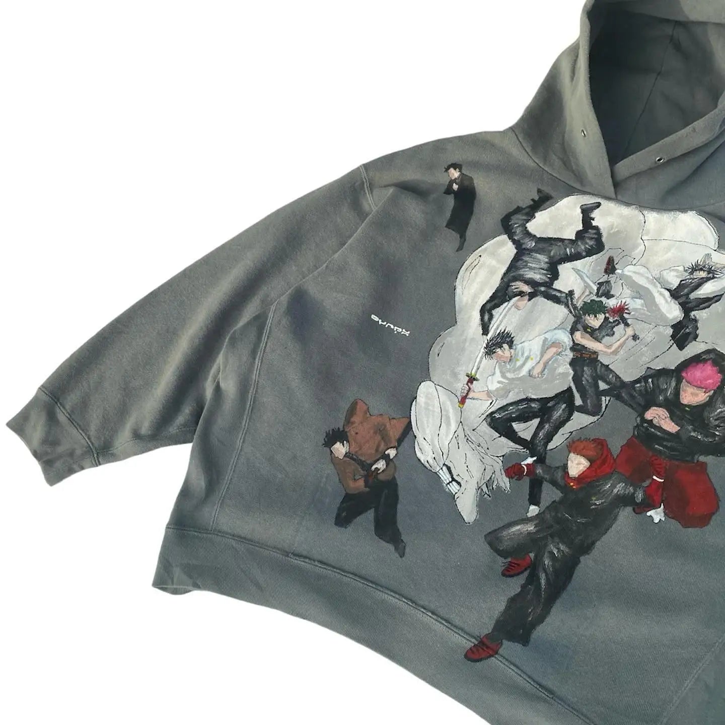 Jujutsu Kaisen Sorcerers of the Cursed World Oversized Vintage Hoodie