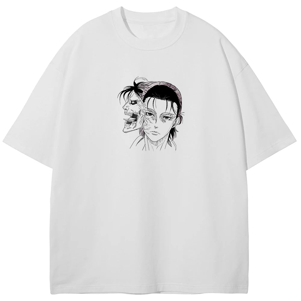 Attack on Titan Eren Transformation Oversized T-Shirt