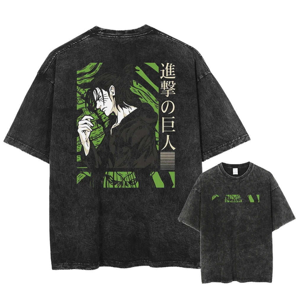 Attack on Titan Founder's Power Oversized Vintage T-Shirt