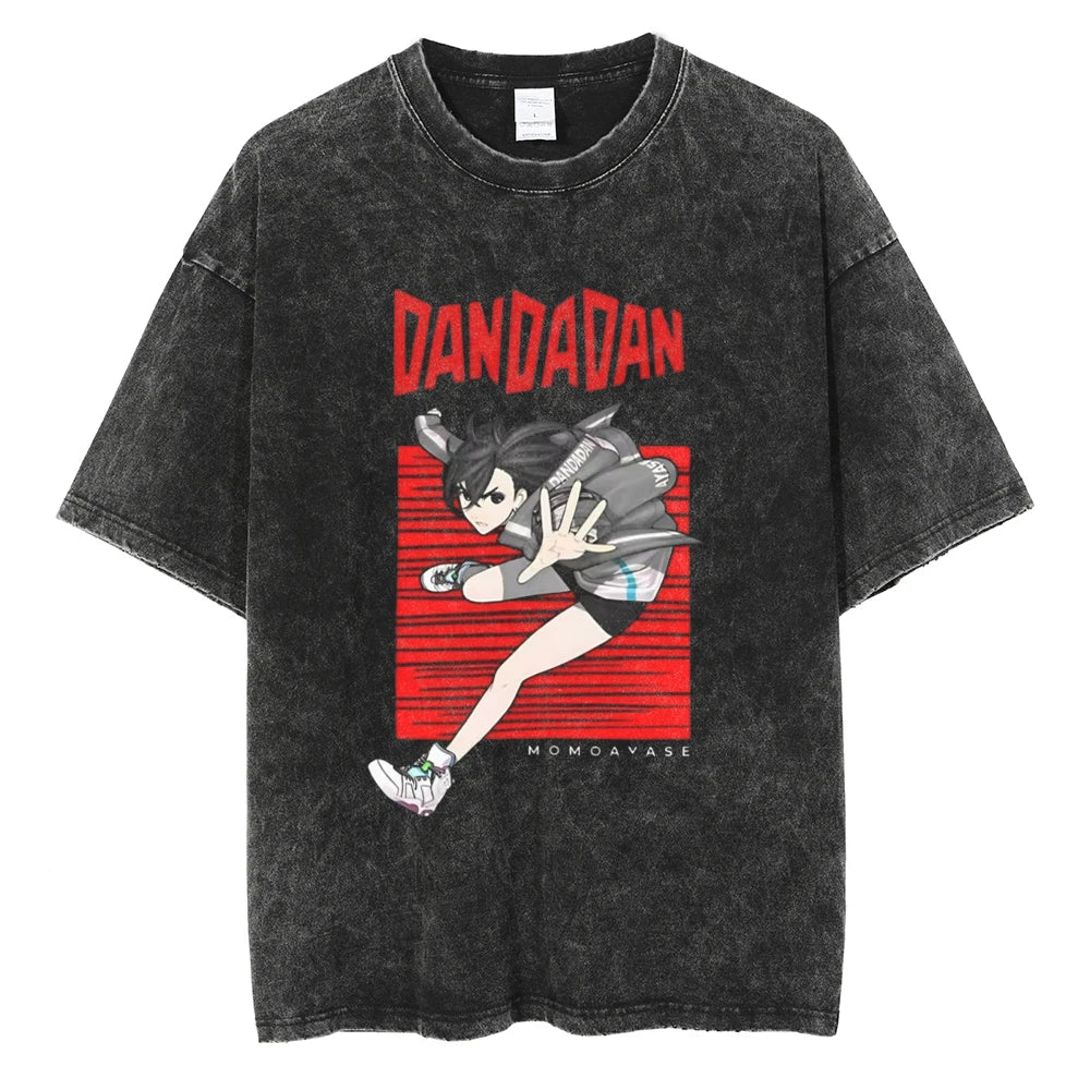 Dandadan Okarun's Journey Oversized Vintage T-Shirt