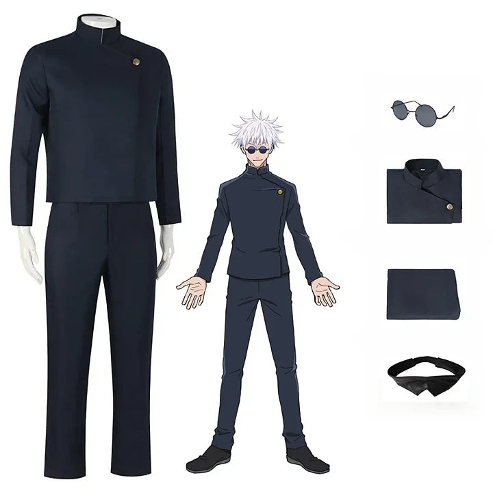 Jujutsu Kaisen Satoru Gojo Jujutsu High Cosplay Costume Full Set