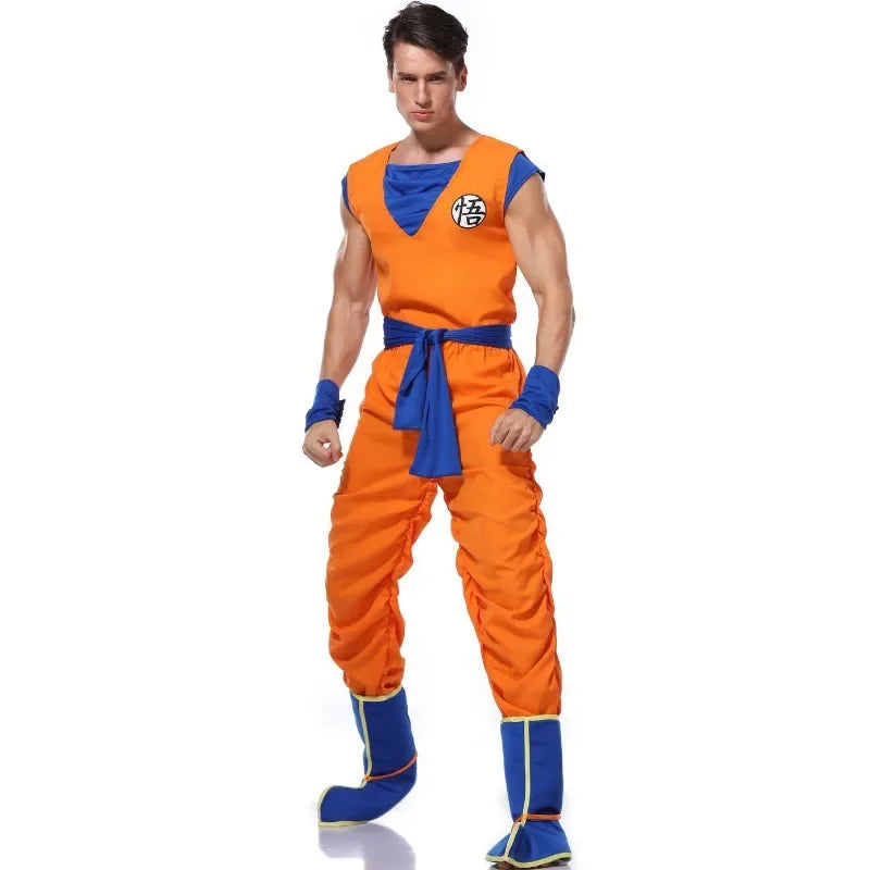 Dragon Ball Goku Super Saiyana Cosplay & Halloween Adult Costume