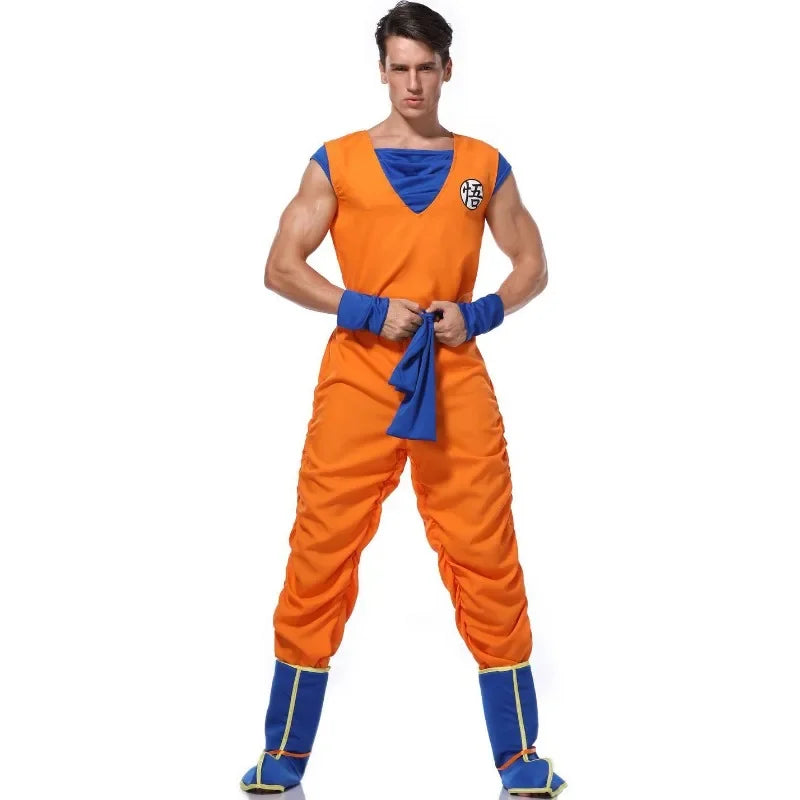 Dragon Ball Goku Super Saiyana Cosplay & Halloween Adult Costume