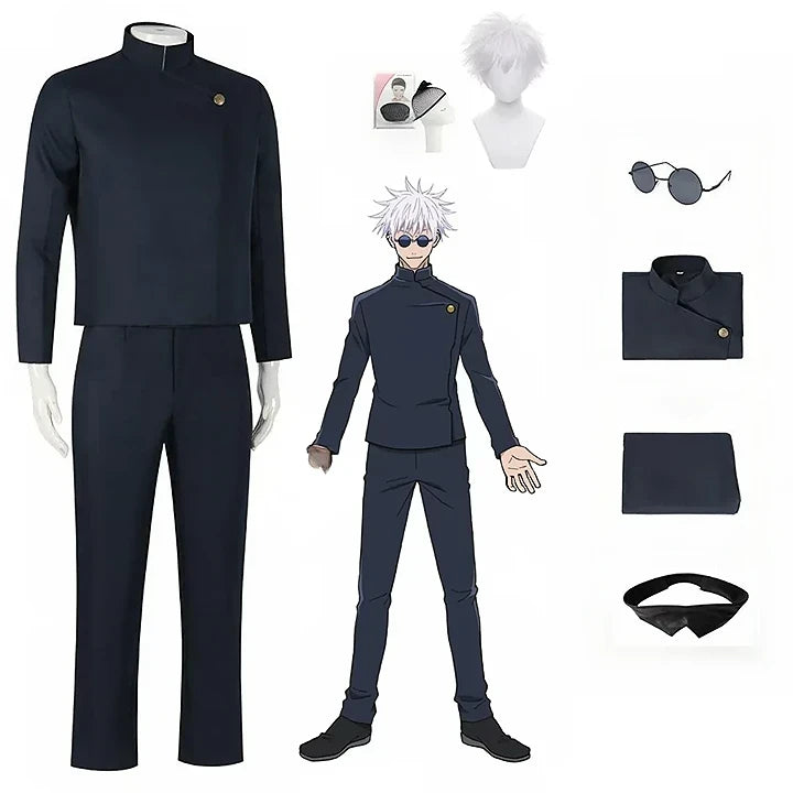 Jujutsu Kaisen Satoru Gojo Jujutsu High Cosplay Costume Full Set