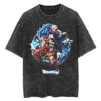 Dragon Ball Goku Ultra Instinct Power Oversized Vintage T-Shirt