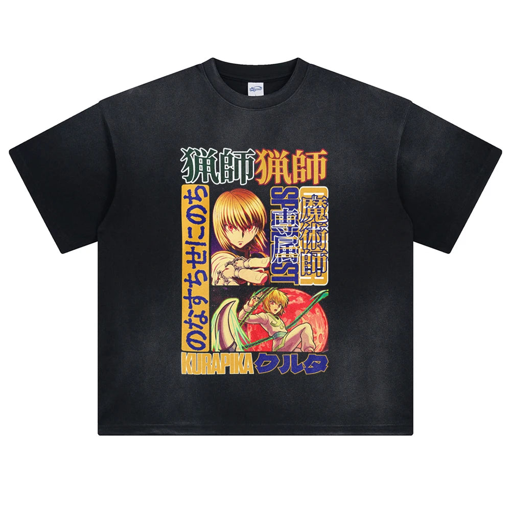 Hunter x Hunter Chain's Revenge Oversized Vintage T-Shirt