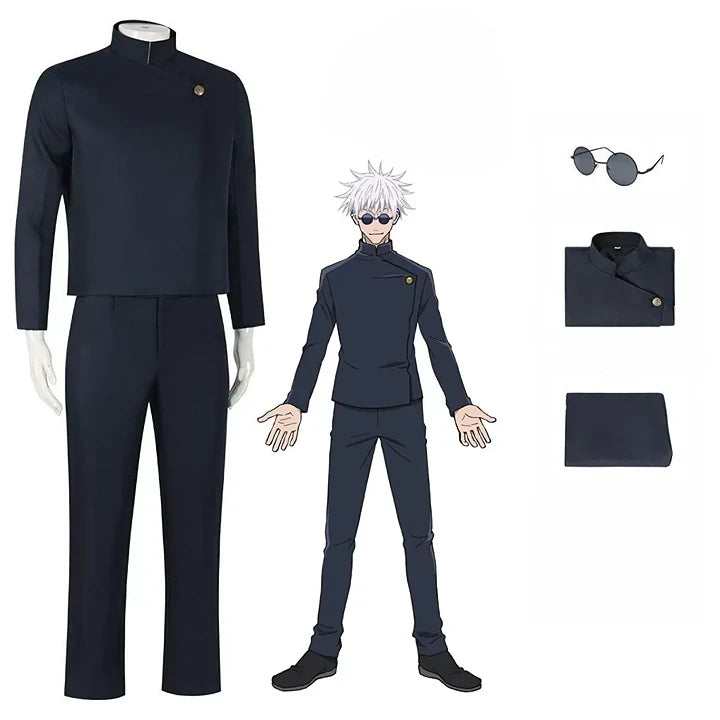 Jujutsu Kaisen Satoru Gojo Jujutsu High Cosplay Costume Full Set