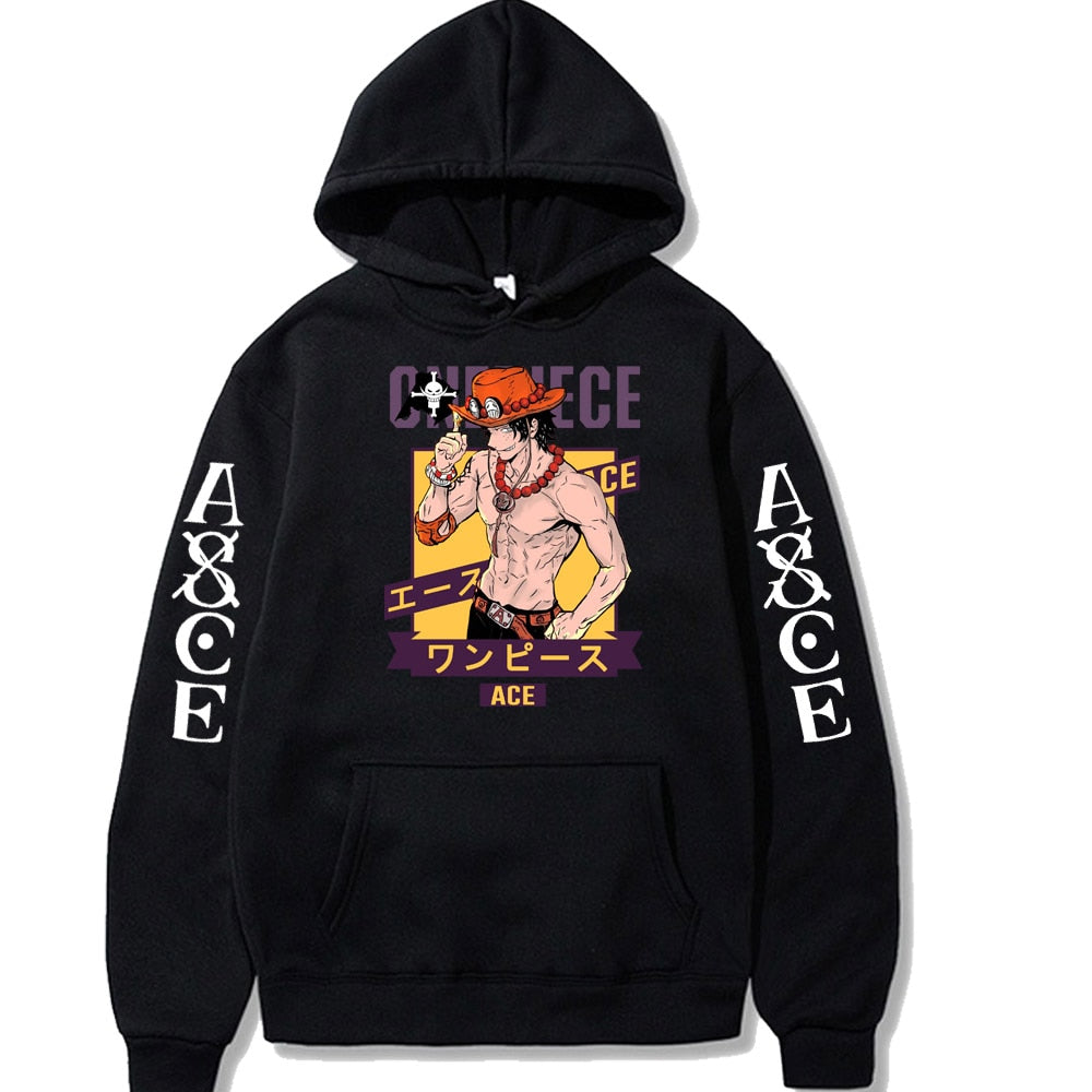 One Piece Ace ASCE Graphic Hoodie