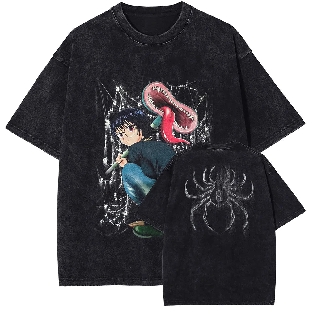 Hunter x Hunter Killua's Lightning Oversized Vintage T-Shirt