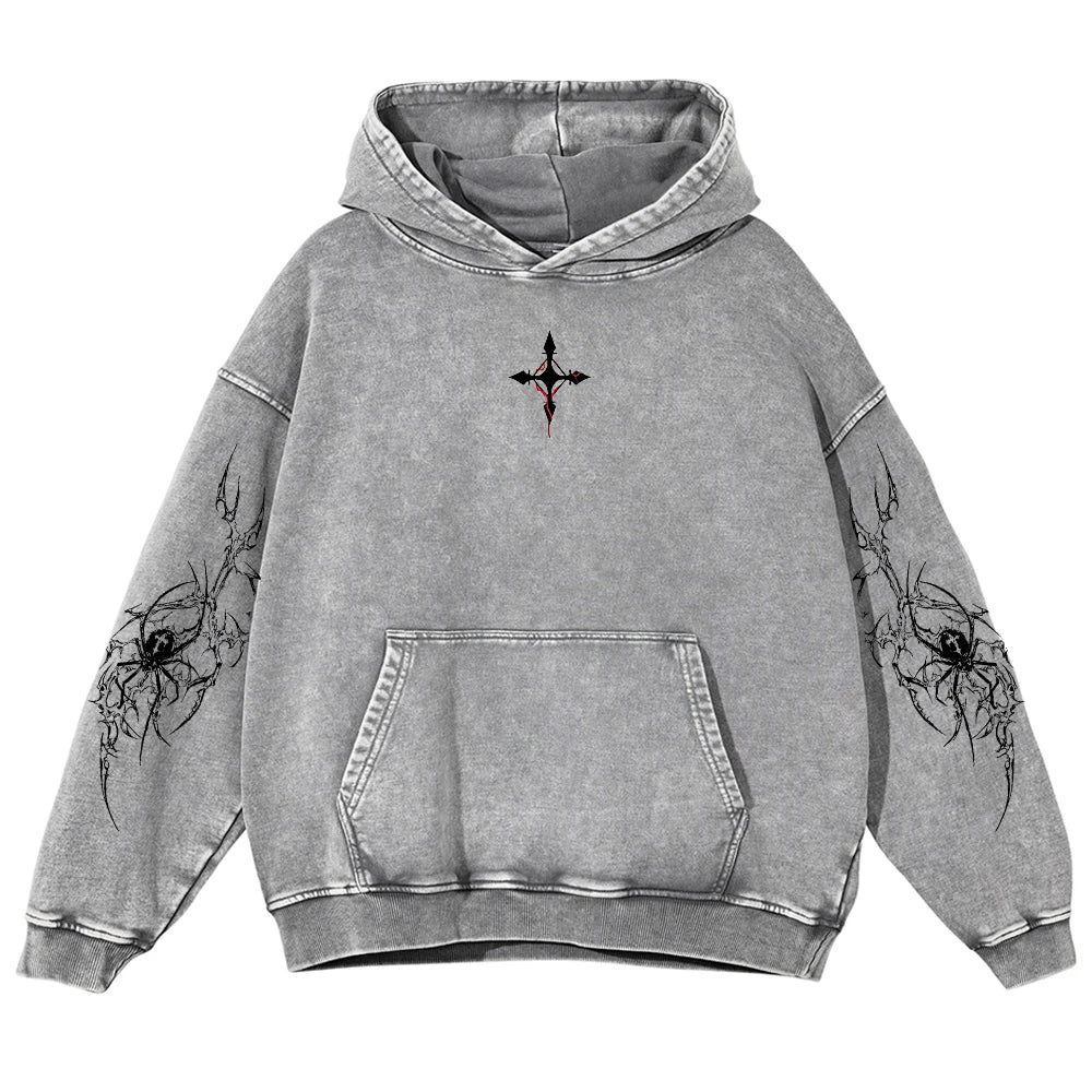 Hunter x Hunter Chrollo's Requiem Oversized Vintage Hoodie