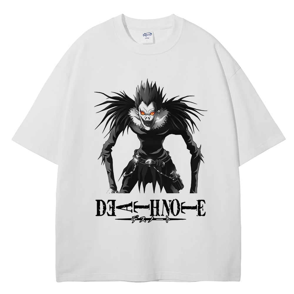 Death Note Merch Subtle Death Note Shinigami's Shadow Oversized Graphic T-Shirt