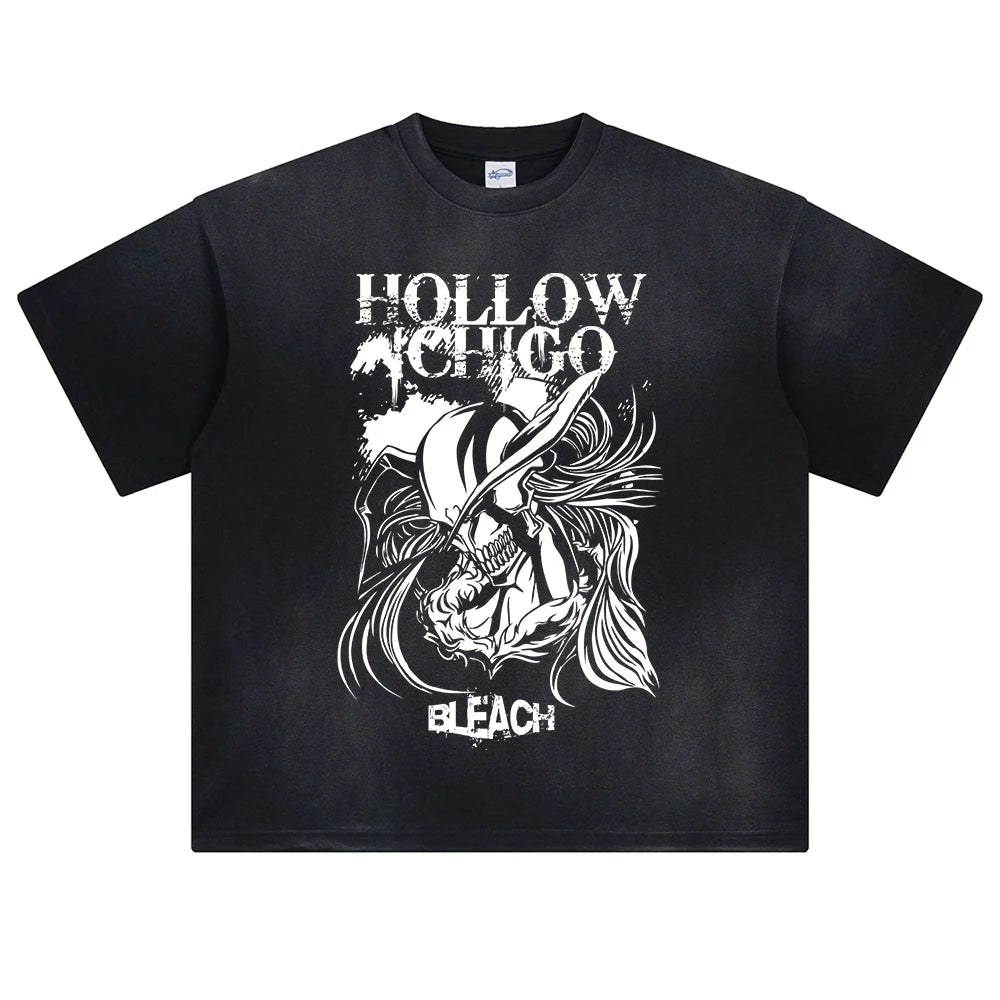 Bleach Hollow's Rage Oversized Vintage T-Shirt