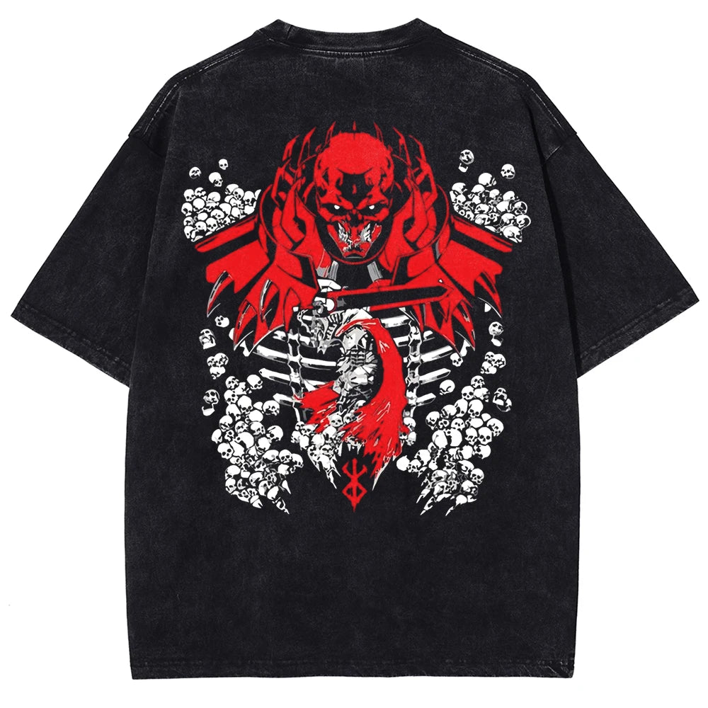 Berserk Guts' Battle Oversized Vintage Shirt