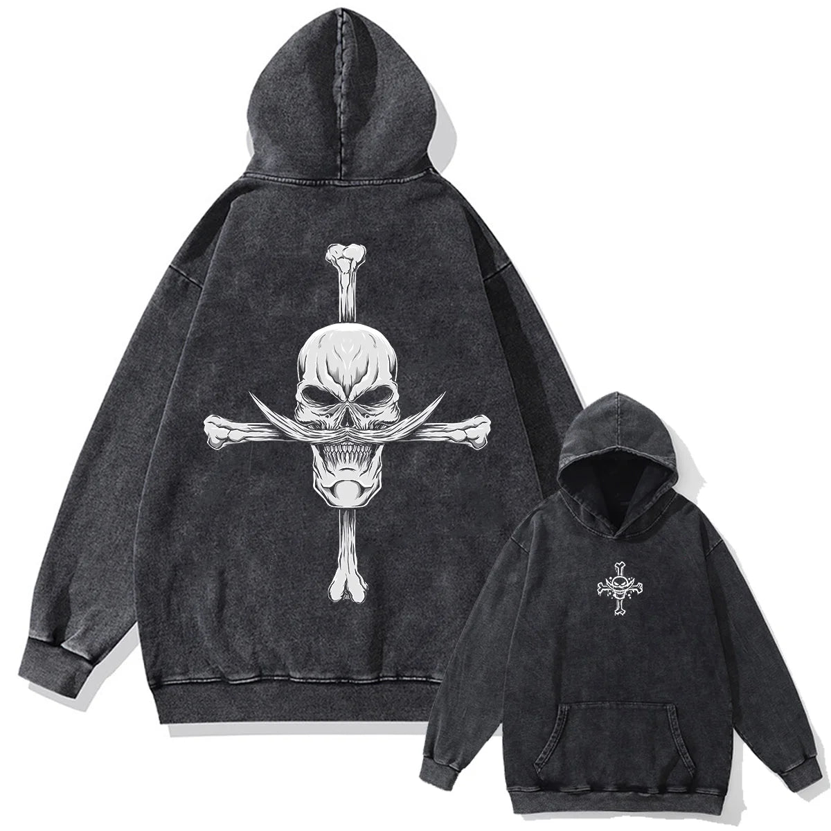 One Piece Yonko's Might Vintage Hoodie