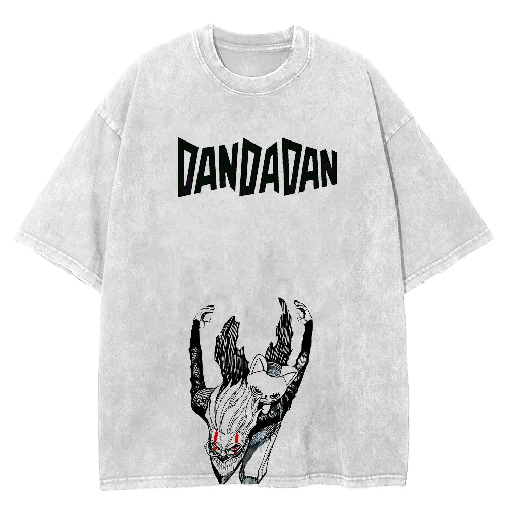 Dandadan Okarun's Path Oversized Vintage T-Shirt