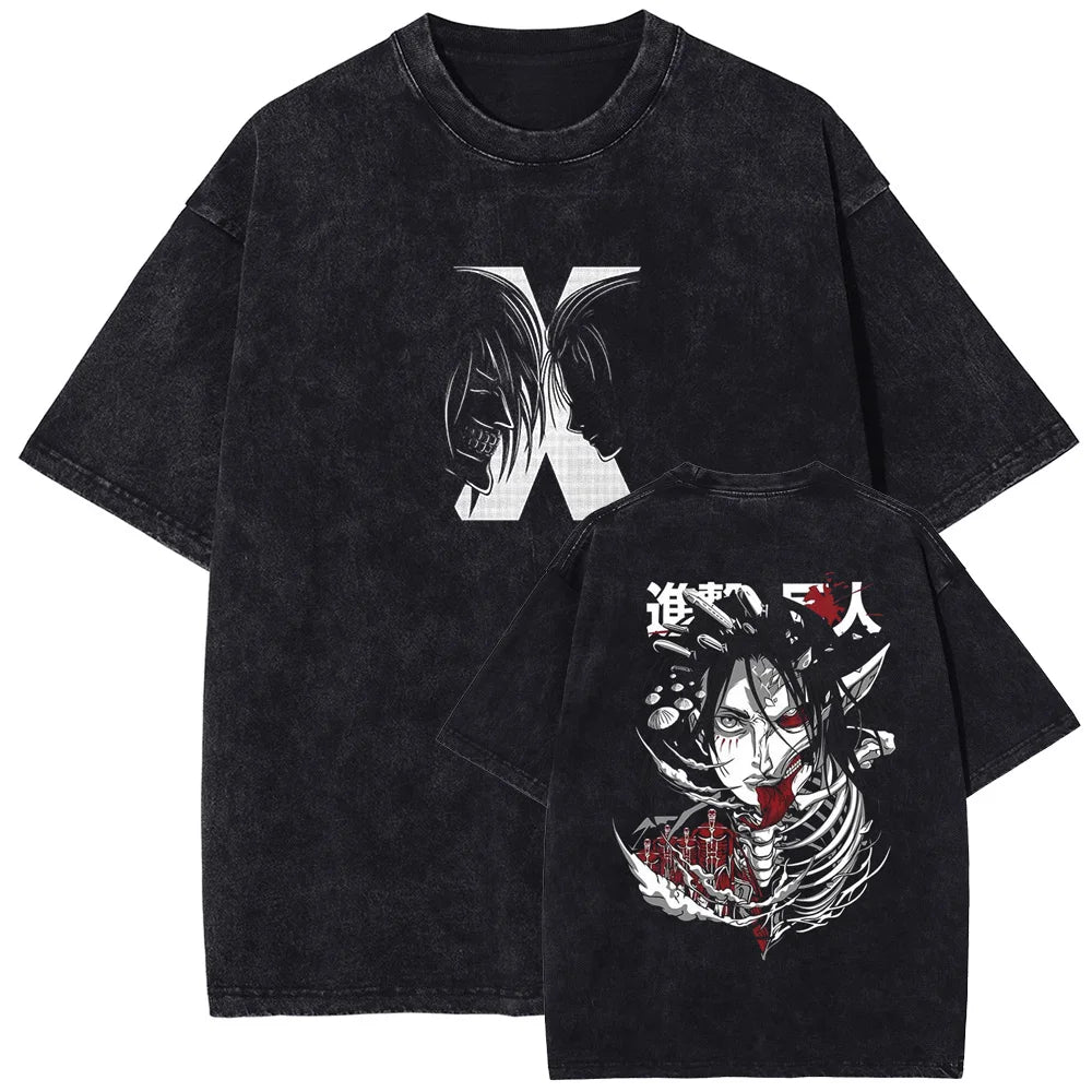 Hunter x Hunter Spider's Leader Oversized Vintage T-Shirt