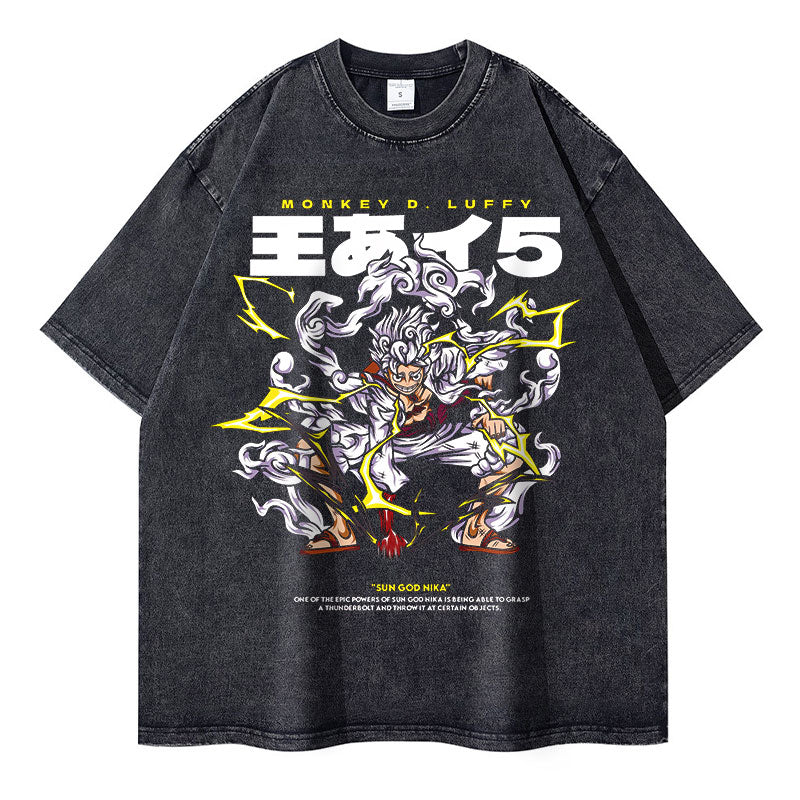 One Piece Luffy Gear 5 Vintage T-Shirt