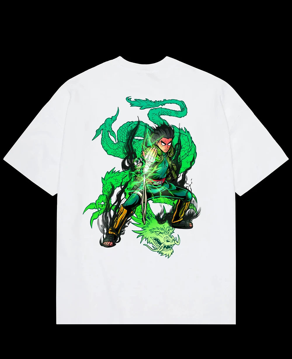 Naruto Lee's Power Oversized Graphic T-Shirt