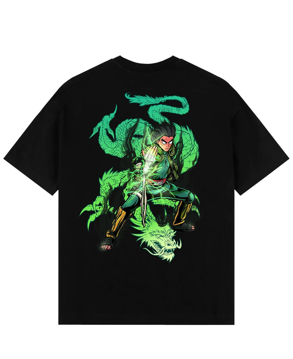 Naruto Rock's Strength Oversized Graphic T-Shirt