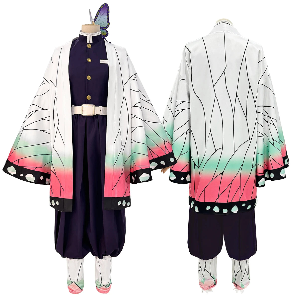 Demon Slayer Kochou Shinobu Cosplay & Halloween Costume