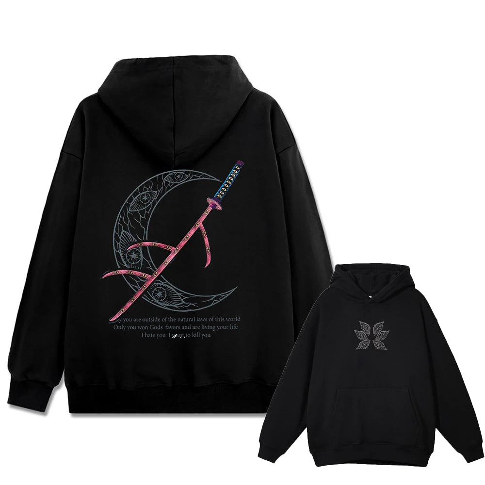 Demon Slayer Moon's Blade Hoodie