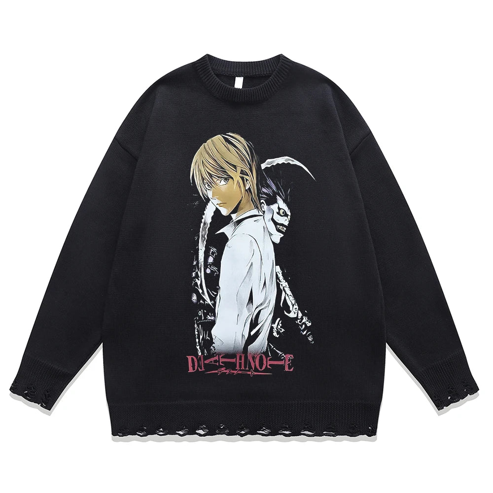 Death Note Light's Strategy Longsleeve Crewneck Sweater