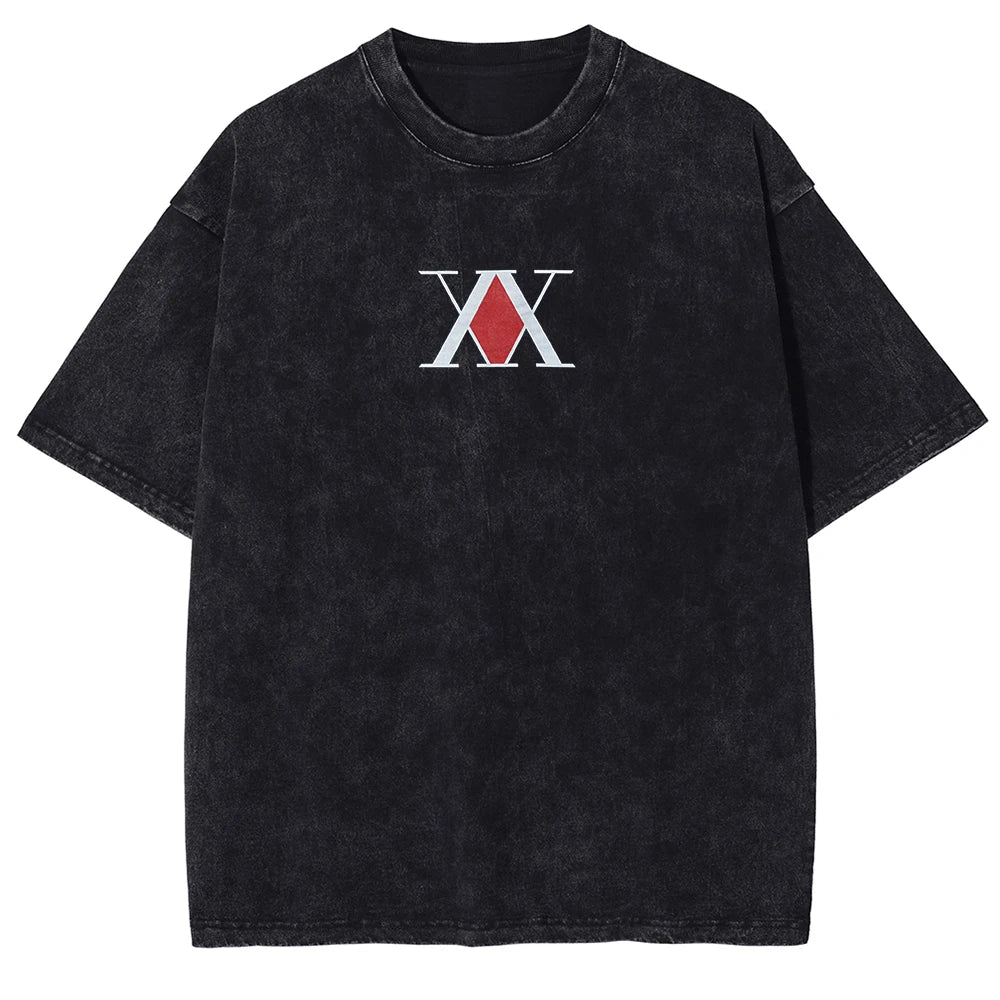Hunter x Hunter Simple Logo Oversized Vintage Shirt