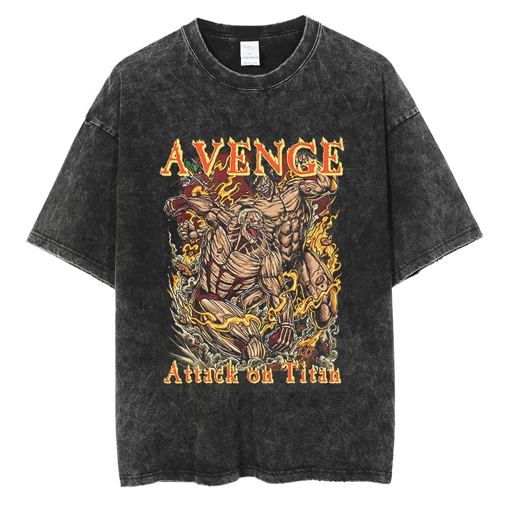 Attack on Titan Avenge Vintage T-Shirt