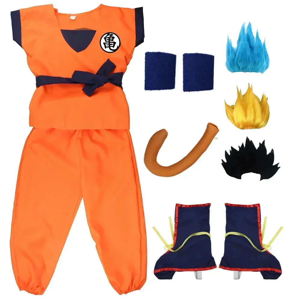 Dragon Ball Goku Super Saiyana Cosplay & Halloween Kids Costume