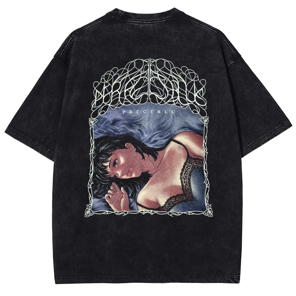 Perfect Blue Reality's Edge Oversized Vintage T-Shirt