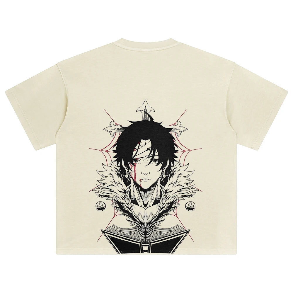 Hunter x Hunter Chrollo's Book Oversized Vintage T-Shirt