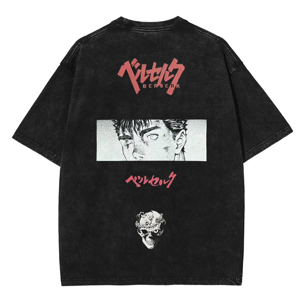 Berserk Guts' Rage Oversized Vintage T-Shirt