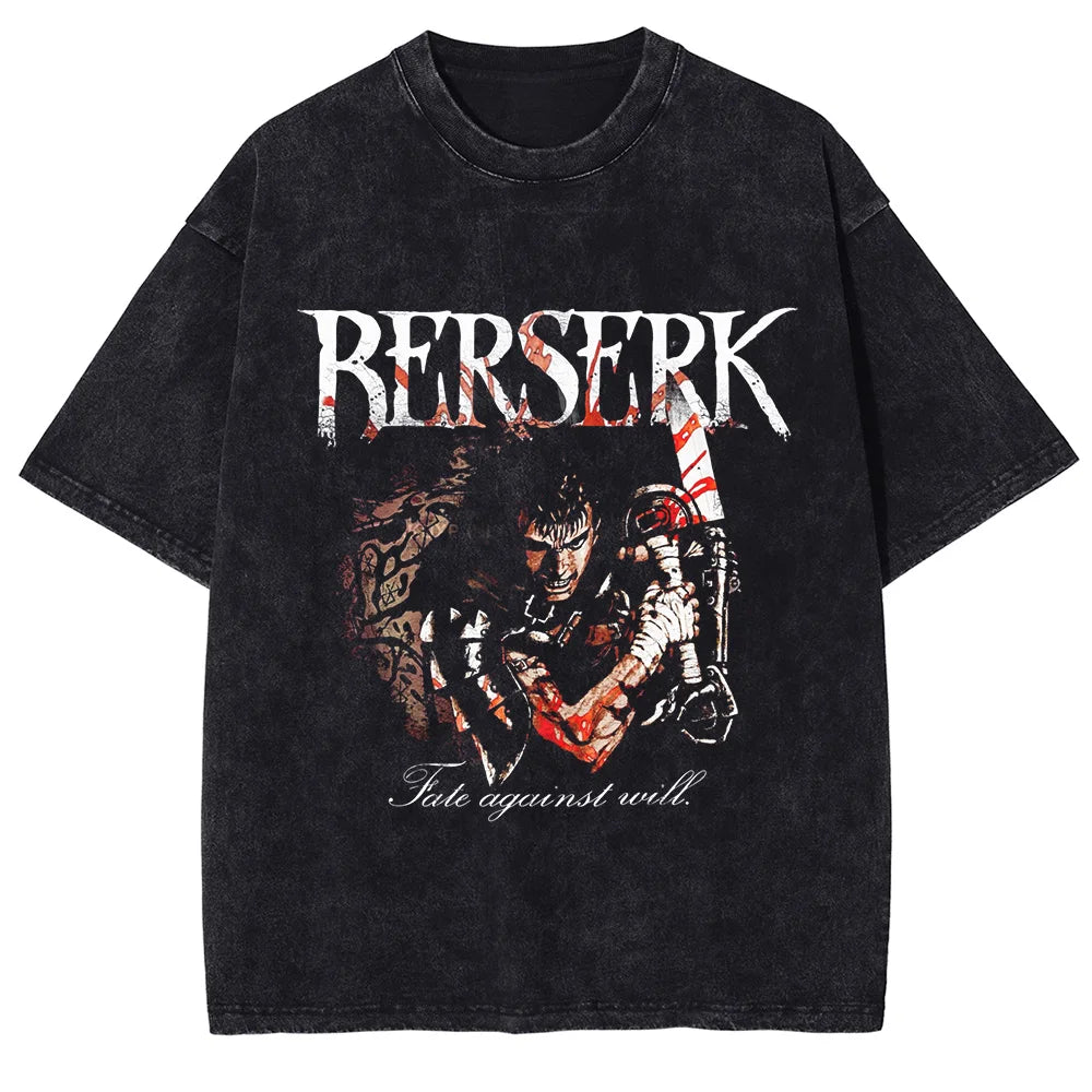 Berserk Guts's Armor Oversized Vintage T-Shirt