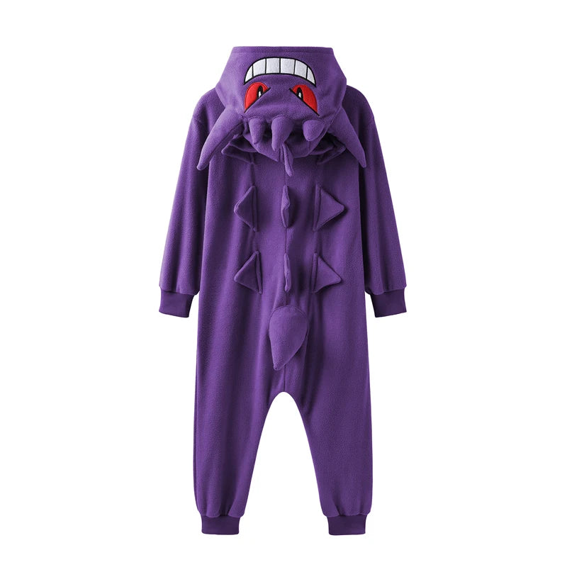 Gengar Pokemon Soft Pajama Onesie & Cosume